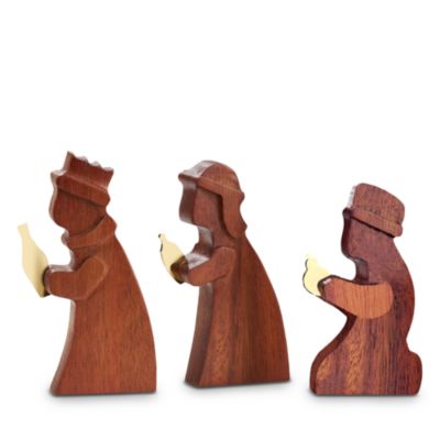 Nambé - Wooden Wisemen, Set of 3