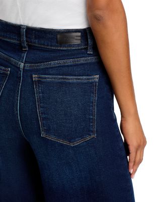 Hepburn High Rise Wide Leg Jeans in Mediterranean
