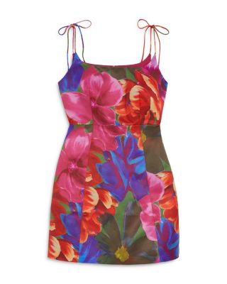 【TED BAKER】☆テッド ジギー ミニ ドレス☆ Ted Baker Jyneen Floral Fitted Bodice Mini Dress