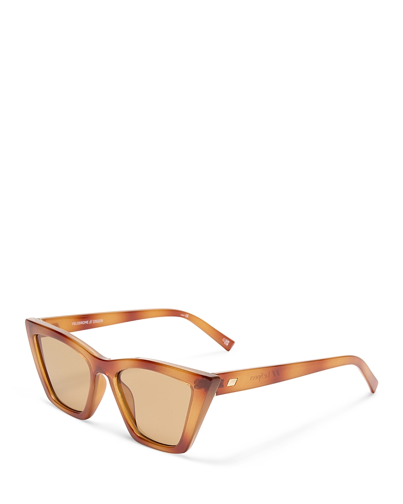 Le Specs Velodrome Cat Eye Sunglasses, 54mm