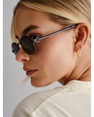 Poseidon Deux Oval Sunglasses, 52mm