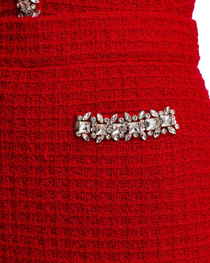 Textured Knit Mini Skirt