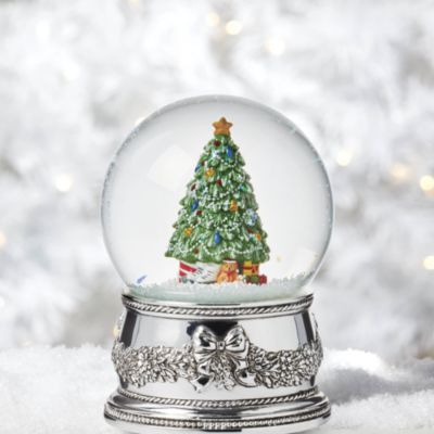 Christmas Tree Musical Snow Globe