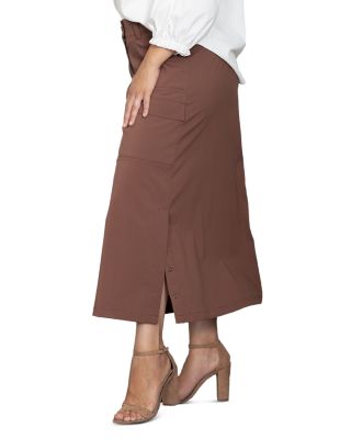 Snap Detail Cargo Skirt