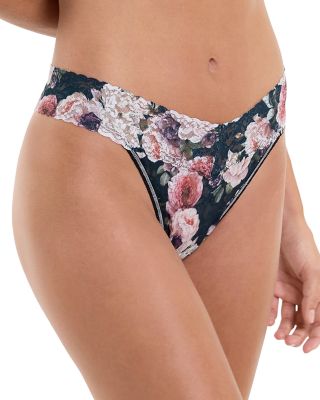 Hanky Panky Printed Signature Lace Original Rise Thong