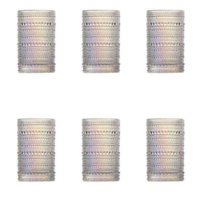 Fortessa Jupiter Iridescent Ice Beverage Glass, Set of 6