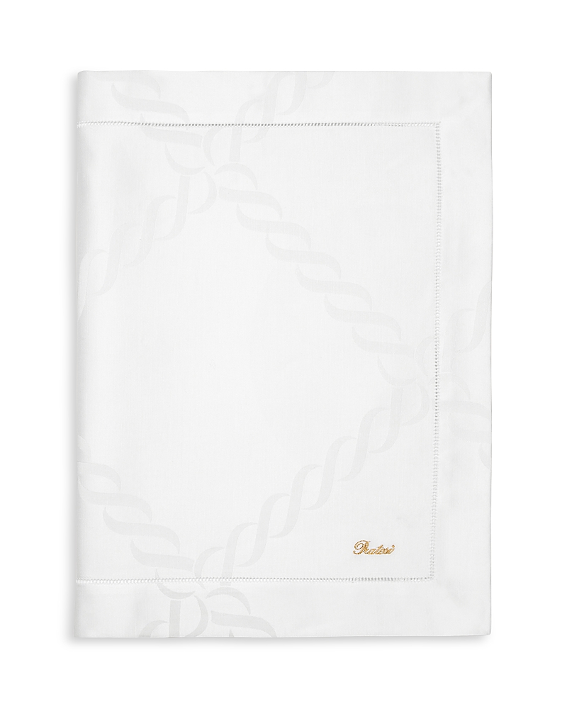 Pratesi Ori Treccia Dinner Napkin, Set Of 4 In White