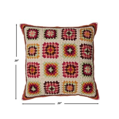 Cozy Corner Crocheted Pillow