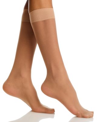 HUE - Sheer Knee-High Socks, Set of 2