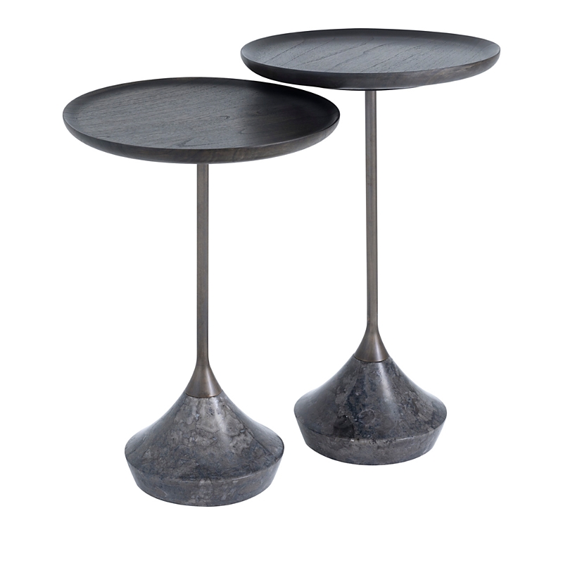 Eichholtz Puglia Side Table, Set Of 2 In Gray