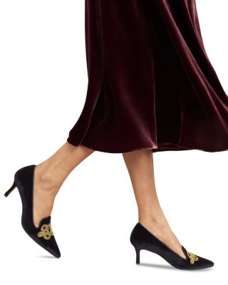 Women's Keston Court Pointed Toe Kitten Heel Pumps