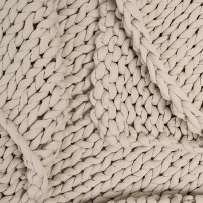 Cotton Napper Knitted Weighted Blanket, 20lbs