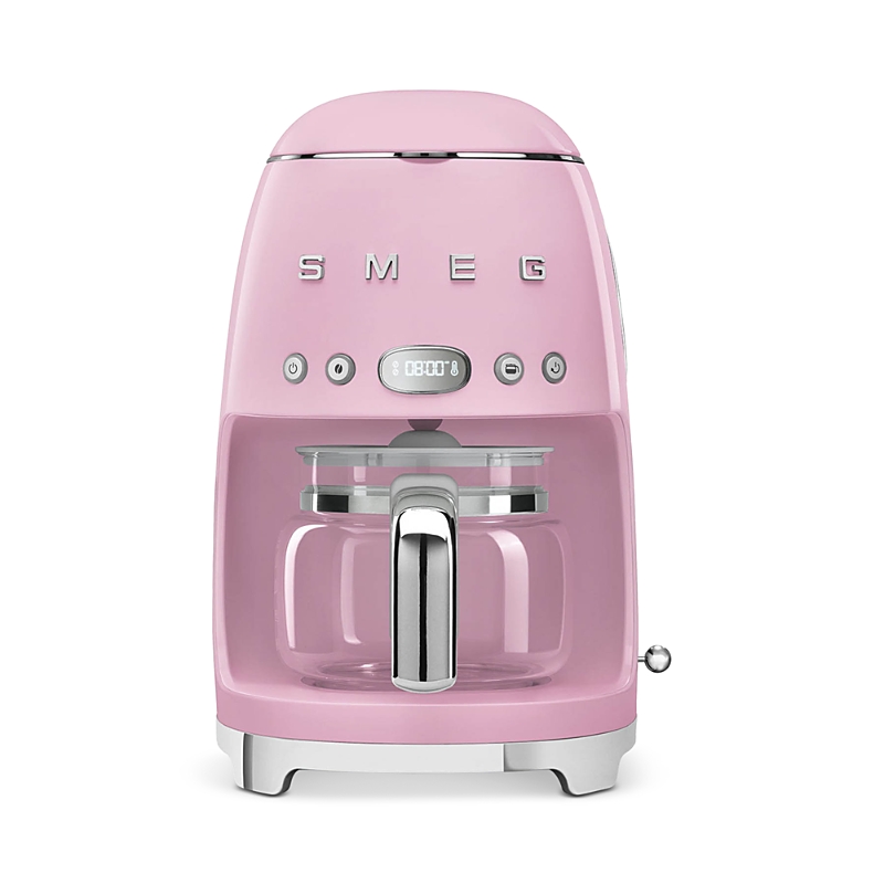 Smeg 50s Retro Style Drip Filter Coffee Machine In Pink In Pink