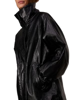 Monica Faux Leather Jacket 