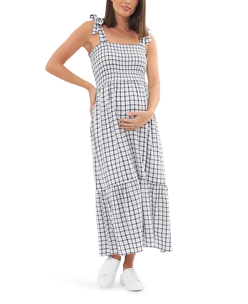 Ripe Maternity Smocked Maternity Dress In White | ModeSens Ripe Maternity Smocked Maternity Dress In White | ModeSens