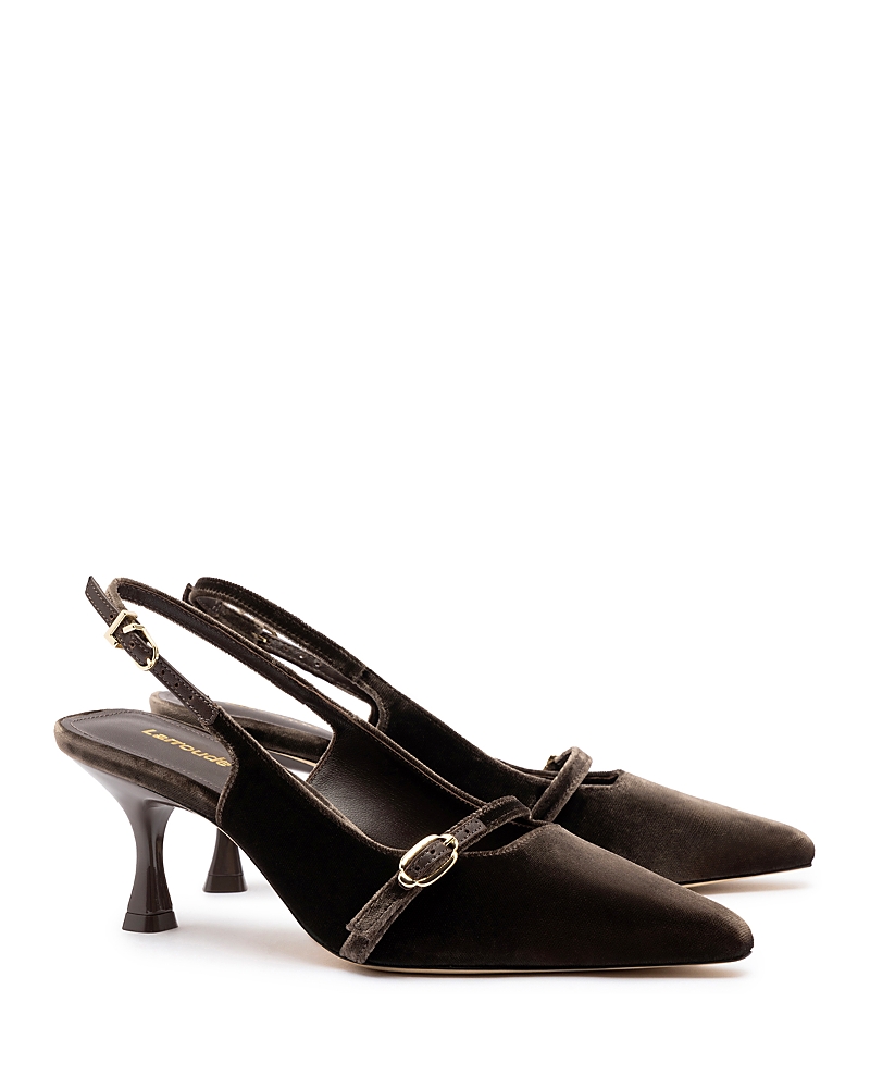 Larroude Women's Ines Slingback Pumps
