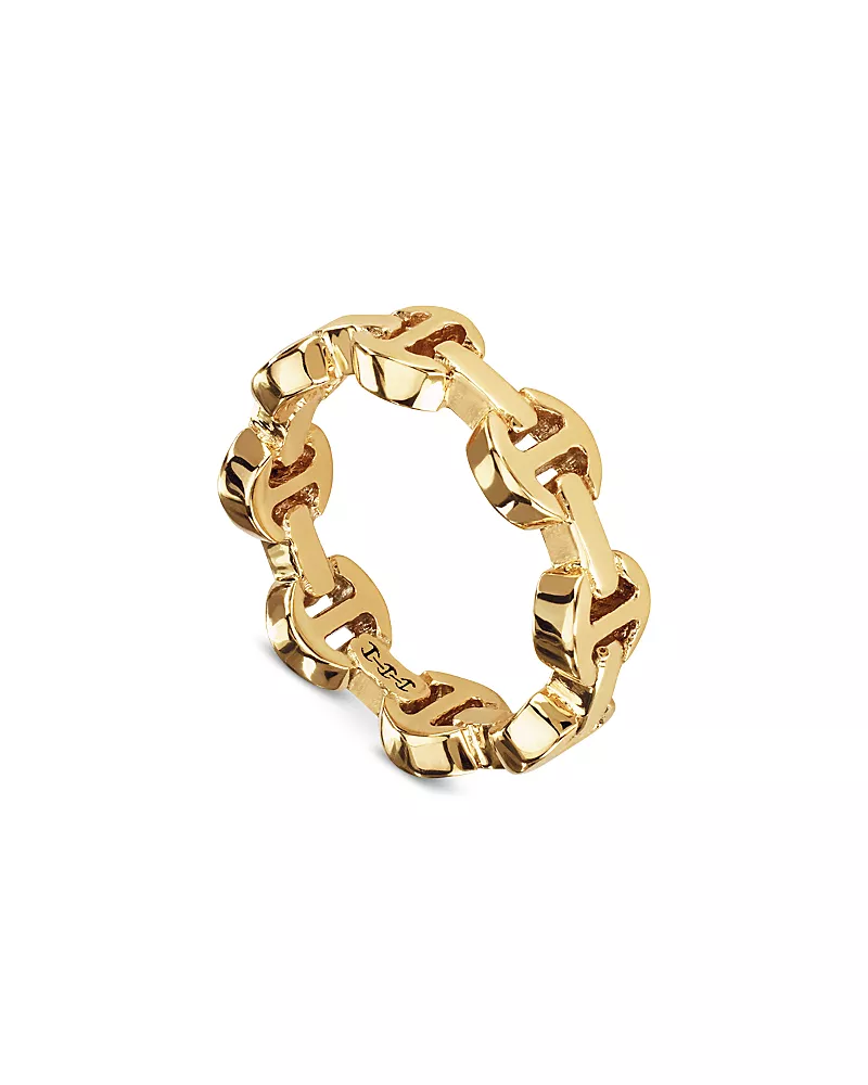 Hoorsenbuhs 18K Yellow Gold Heritage Chain Link Ring