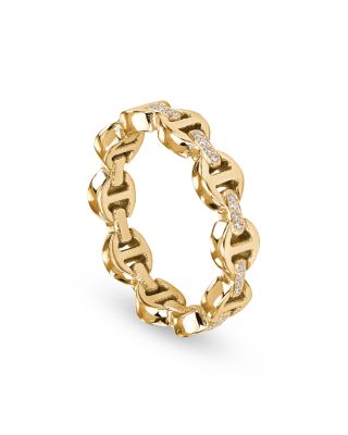 18K Yellow Gold Heritage Diamond Micro Dame III Ring