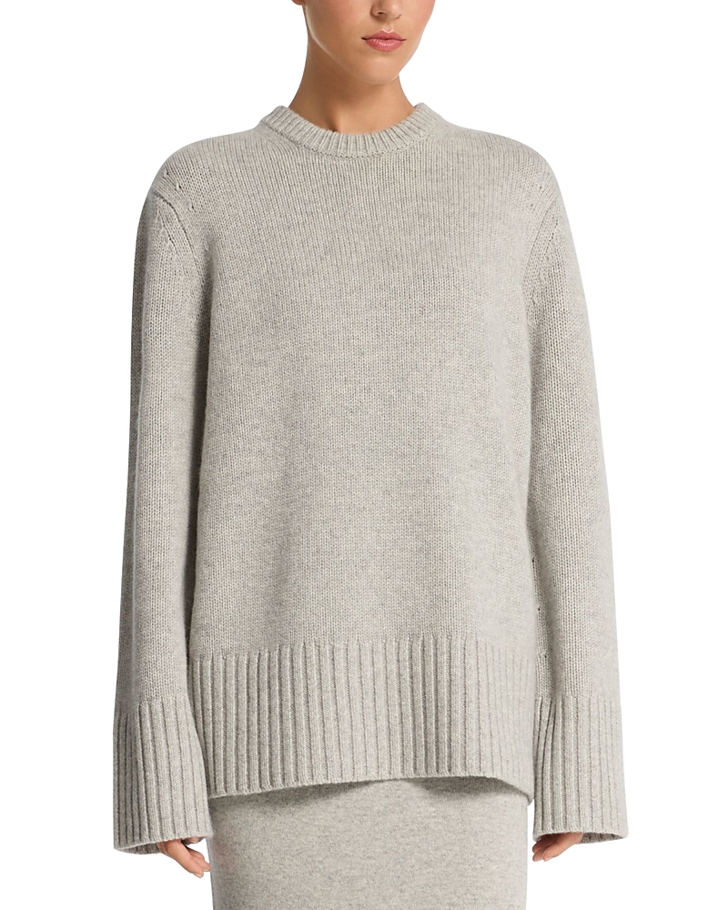 MICHAEL KORS CASHMERE CREWNECK TUNIC SWEATER