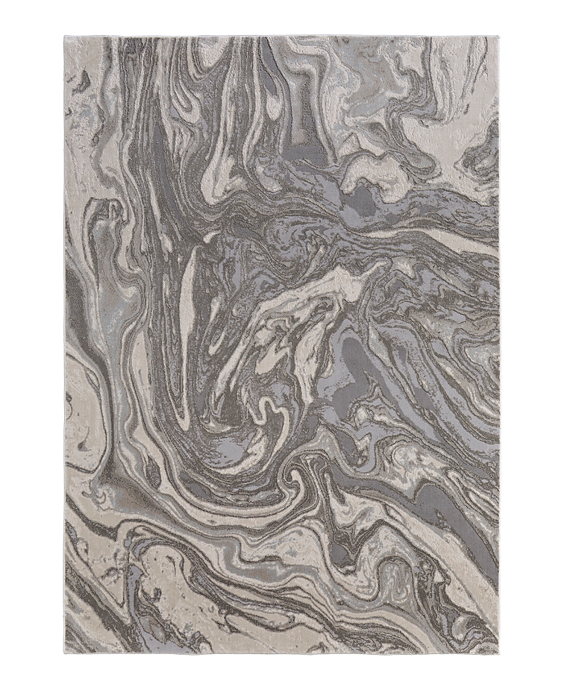Feizy Prasad 3894f Area Rug, 5' X 8' In Light/grey