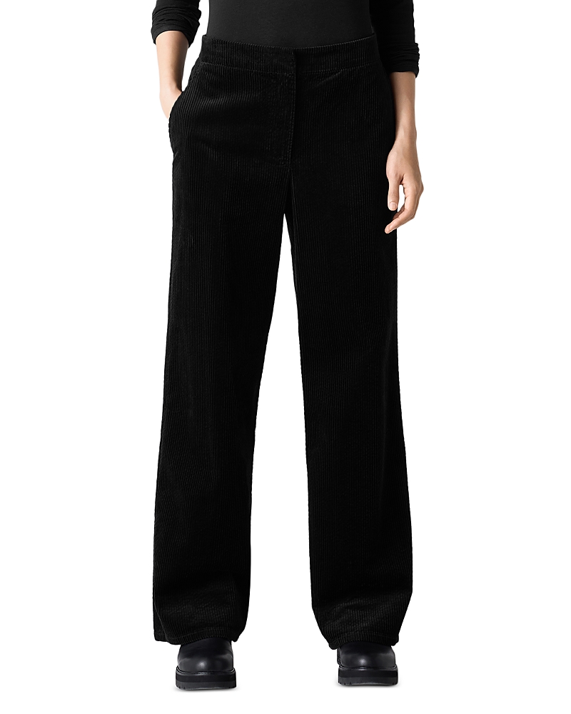 BLOOMINGDALE'S COTTON CORDUROY WIDE LEG PANTS