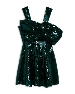 Girls&#39; Stefania Sequin Bow Dress - Little Kid, Big Kid