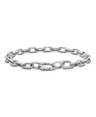 Men&#39;s DY Madison&amp;reg; Chain Bracelet in Sterling Silver, 6mm