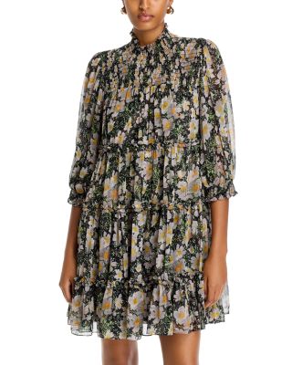 Cinq à Sept - Cosmo Flowers Tiered Dress