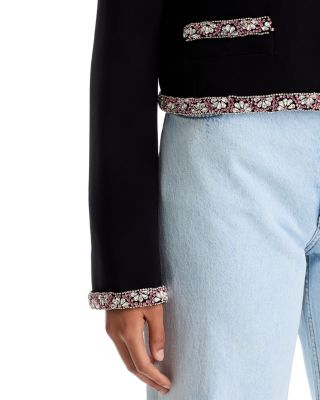 Sunburst Stacked Collarless Jacket