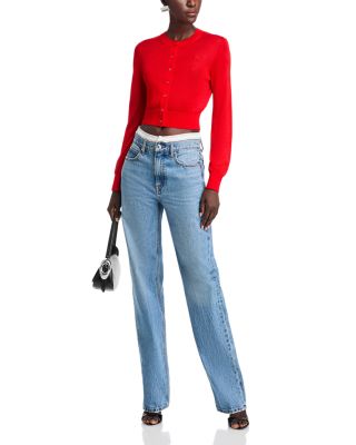 Cropped Cardigan Sweater