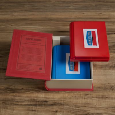 Vintage Bookshelf Assortment 4-Pack: Jenga, Battleship, Checkers &amp; Backgammon, Trivial Pursuit