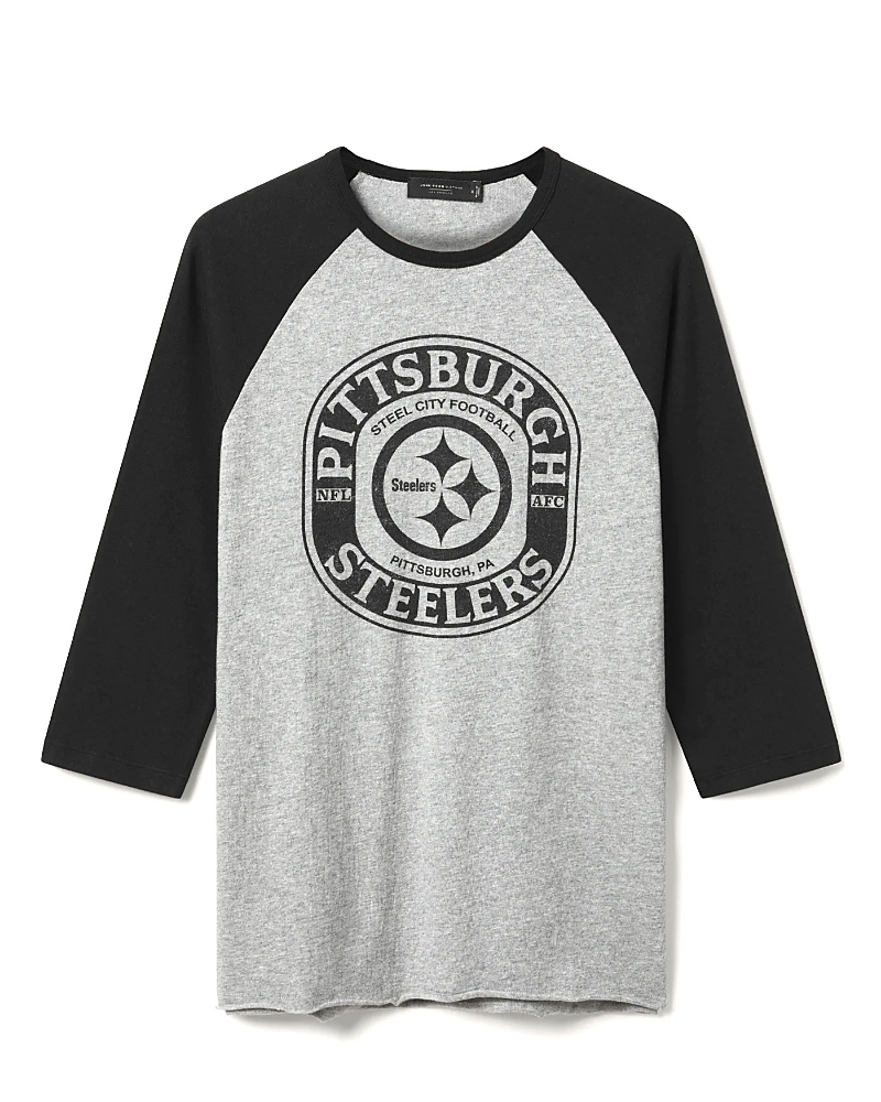 Junk Food Clothing Unisex Nfl Pittsburgh Steelers Elite Raglan Tee
