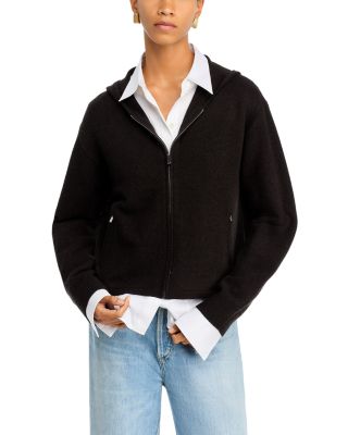 Theory - Cropped Zip Hoodie Sweater - Exclusive