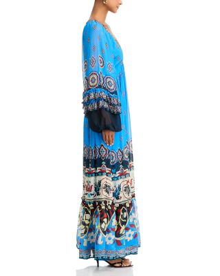 Ainka Tiles Plunging Neck Dress