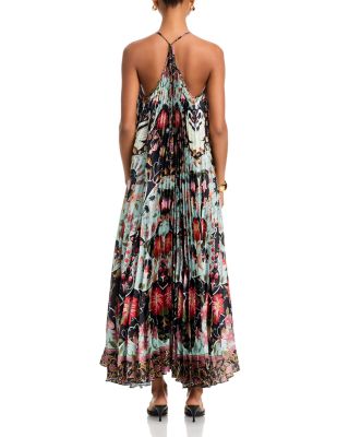strapless open back dress Sunset Cutout One Shoulder Midi Dress