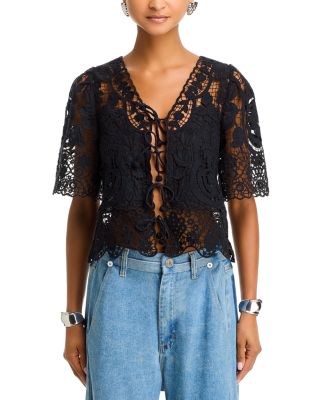 【Sea】Gianna Lace Top Gianna L/S Top – Sea, New York