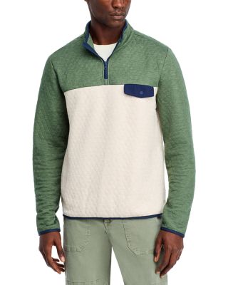 Marine Layer - Corbet Quilted Quarter Zip Pullover