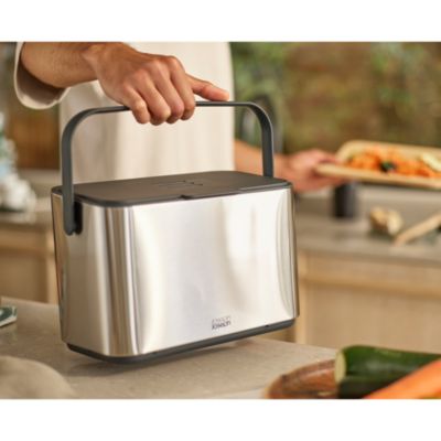 Collect 4 Liter Stainless Steel Food Waste Compost Caddy