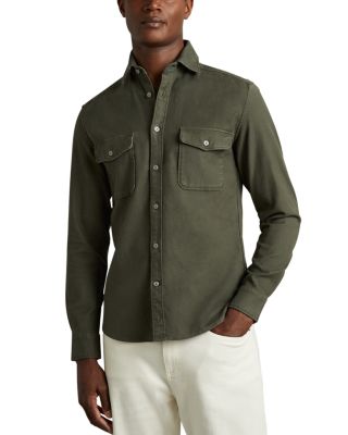 REISS - Caparzo Long Sleeve Overshirt