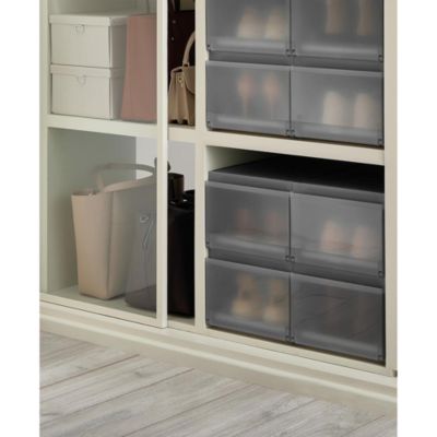 ShoeCase Premium Shoe Storage Box, 2 pack