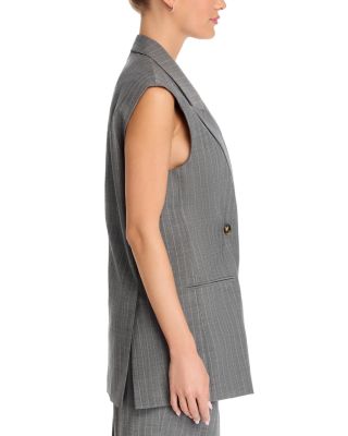 Jewelara Pinstriped Vest