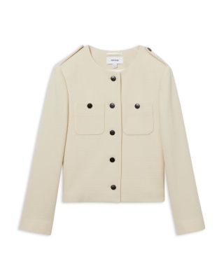 Blane Wool Cropped Jacket