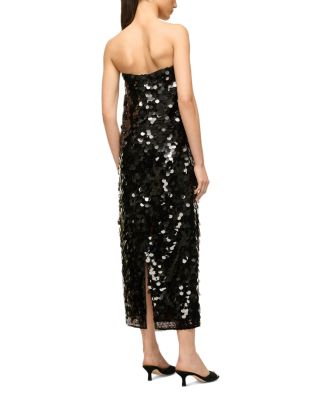 Casey Paillette Strapless Dress