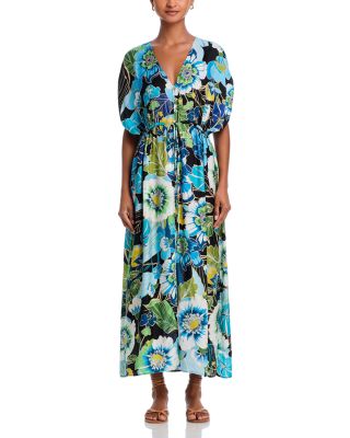 Jenn Drawcord Kaftan Cover Up