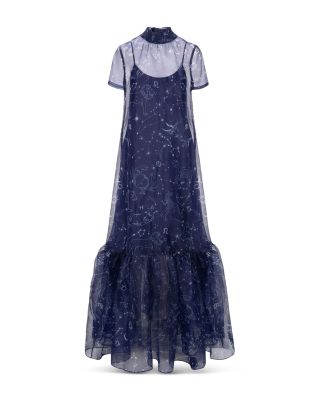 blue zodiac dress Style Outfit Zodiac Dresses THE MINI MESH DRESS TAROT  It's Now Cool