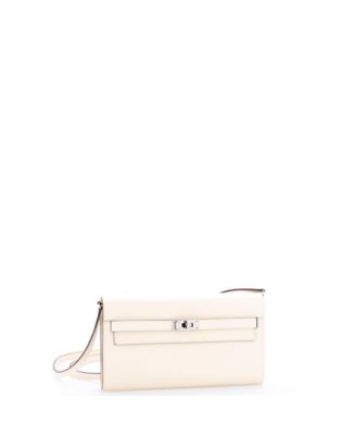 Pre-Owned Hermes Kelly To Go Wallet Verso Epsom