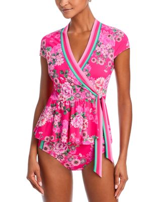 Johnny Was - Belrose Wrap Tankini Top & Belrose Hipster Bikini Bottom