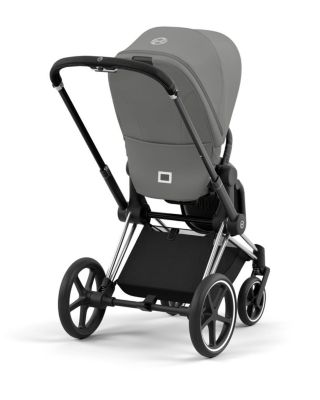 PRIAM 4 Stroller – Chrome Frame and Black Handle