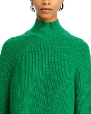 Paneled Turtleneck Sweater