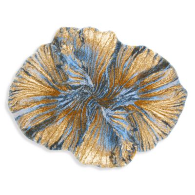 Abyss - Salome Blue Bath Rug, 39" x 49" - Exclusive